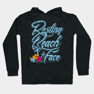 Resting Beach Face Hoodie